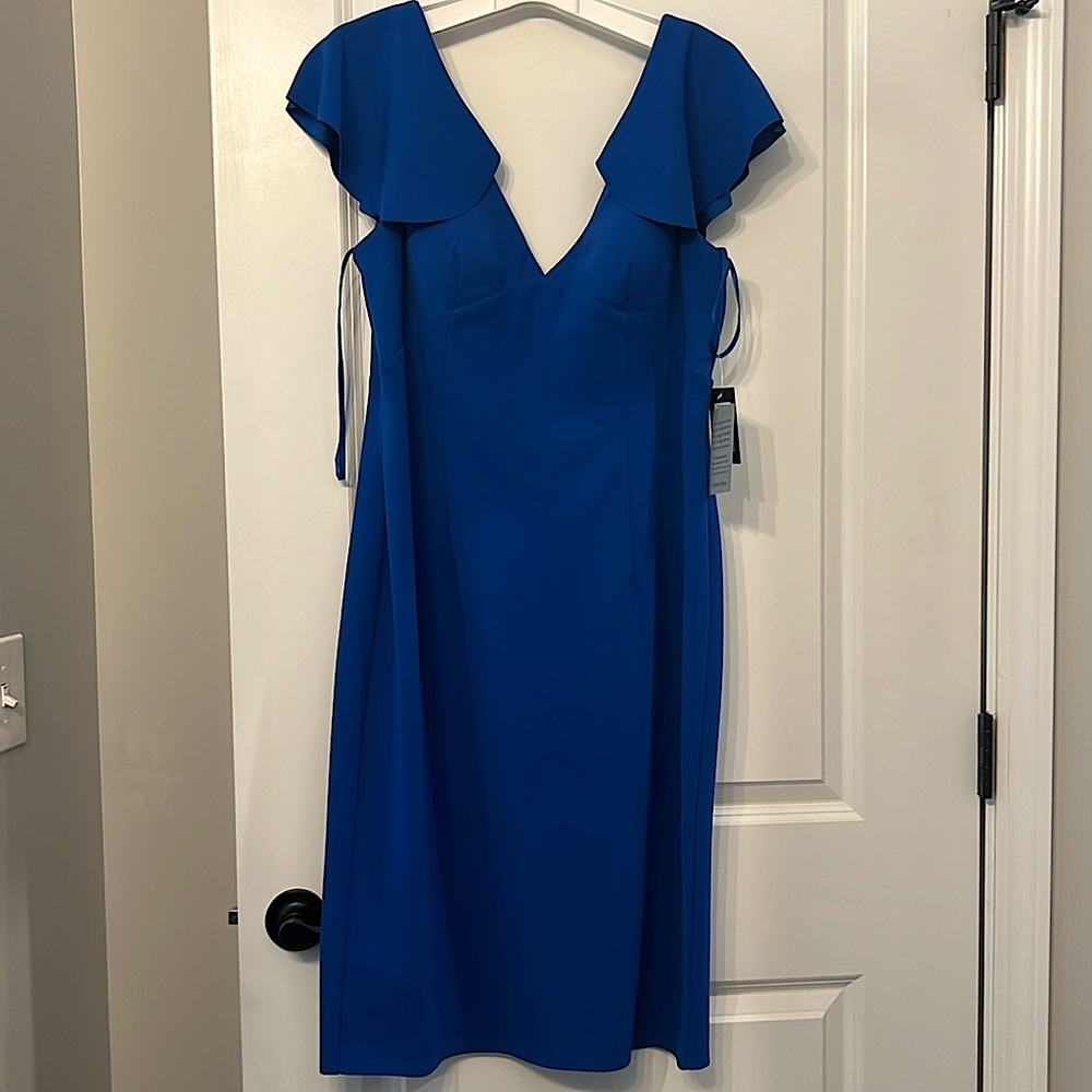 New with tags, Marina dreams, royal blue size 16 cocktail dress ￼